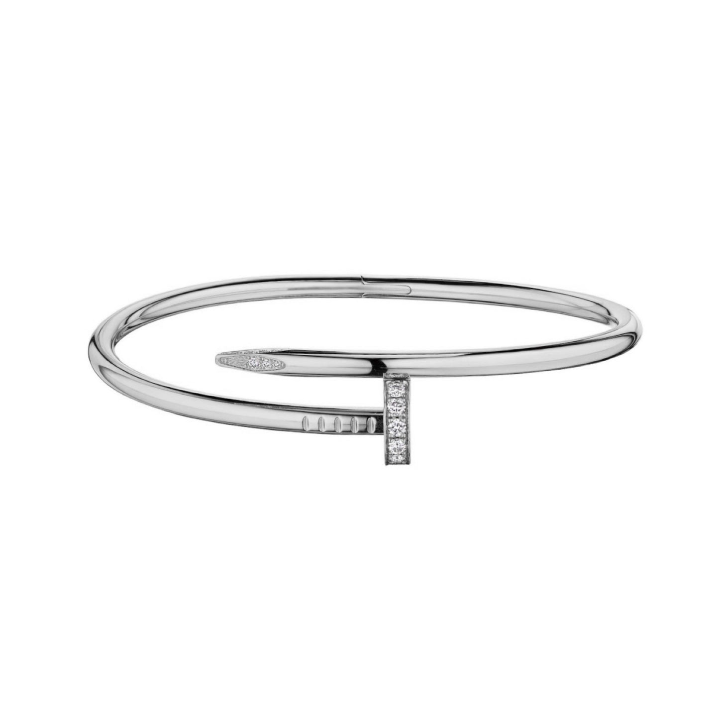 Arielle Bracelet - Silver + Diamond