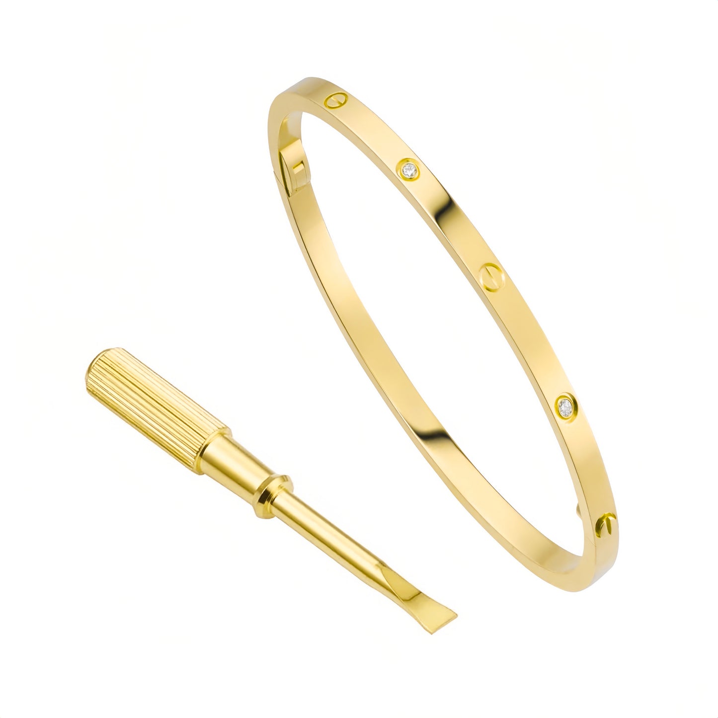 Mini Cely Bracelet - Gold + 4 Diamond