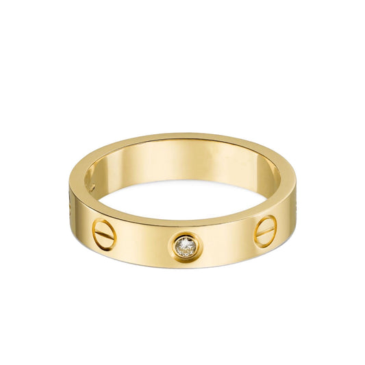 Cely Ring — Gold + 3 Diamond