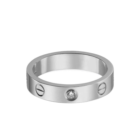 Cely Ring — Silver + 3 Diamond