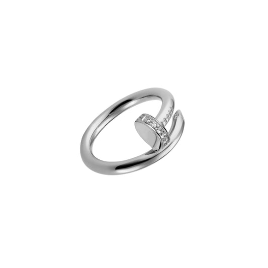 Arielle Ring — Silver + Diamond