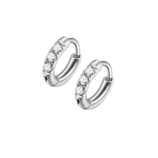 Classic Huggies Mini — Silver