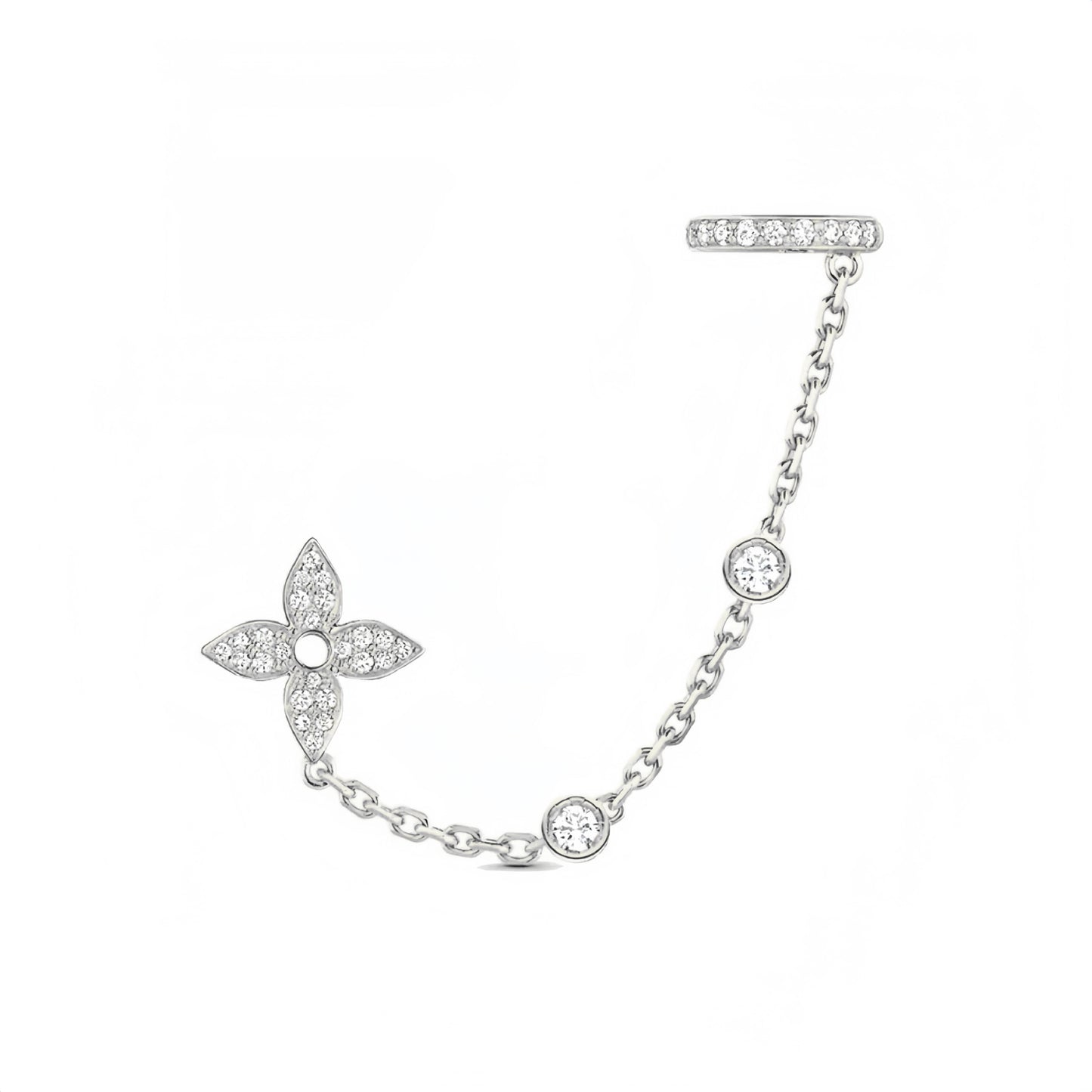 Vivienne Ear Cuff - Silver