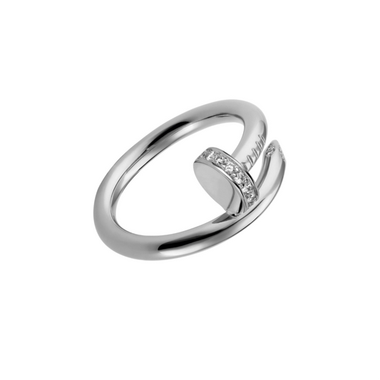 Arielle Ring — Silver + Diamond